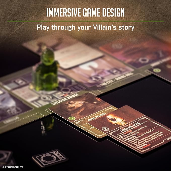 Star Wars Villainous: Scum and Villainy - Engaging Strategy Board Game | Perfect for Ages 10 & Up | Unique Villain Abilities | Compatible with Star Wars Villainous Games