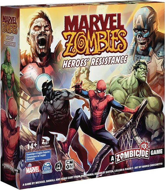 Spin Master Games, Marvel Zombies: Heroes’ Resistance, A Zombicide Game, Collectible Marvel Figurines, for Fans of Marvel Rivals & Action Movie Toys, 1-4 Players, for Adults & Teens Ages 14 & Up