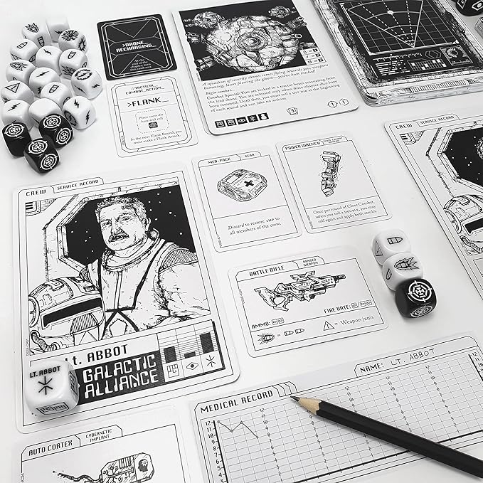 Escape The Dark Sector Board Game - Sci-Fi Adventure, Cooperative Gameplay, Strategy Game for Teens and Adults, Ages 14+, 1-4 Players, 45 Minute Playtime, Made