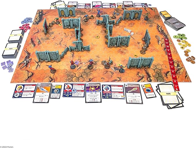 Masters of The Universe Battleground Starter Set - 2-Player Tabletop RPG Board Game - Includes 10 Miniatures of Real Motu Characters Like He-Man and Skeletor - Ages 14 Years + - from Archon Studio