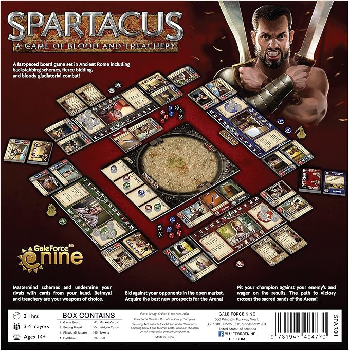 Gale Force Nine Spartacus: A Game of Blood and Treachery