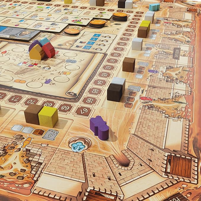 Renegade Game Studios: Ezra & Nehemiah - Strategy Board Game, Rebuild The Great City of Jerusalem, Card-Driven Game, Ages 13+, 1-4 Players, 120 Min