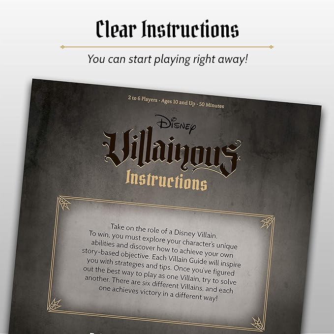 Ravensburger Disney Villainous Strategy Board Game for Age 10 and Up - 2019 Toty Game of The Year Award Winner