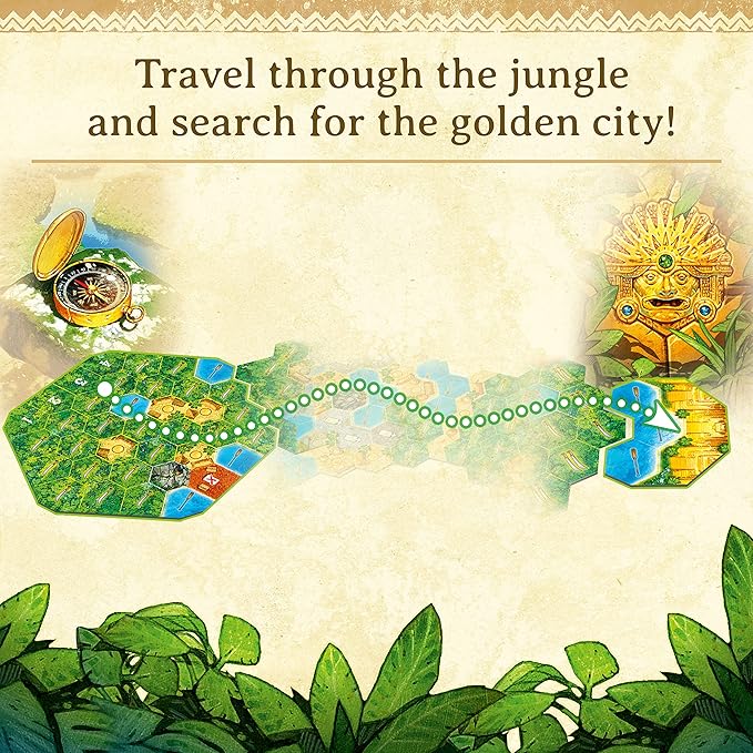 Ravensburger The Quest for El Dorado - Exciting Strategy Board Game | Suitable for Kids & Adults | Designed for 2-4 Players | Inclusive of Mini Expansion