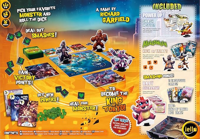 IELLO King of Tokyo Monster Box,Multi