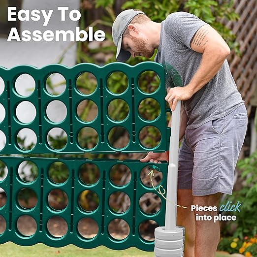 ECR4Kids Jumbo 4-to-Score, Giant Game, Green, White, 1