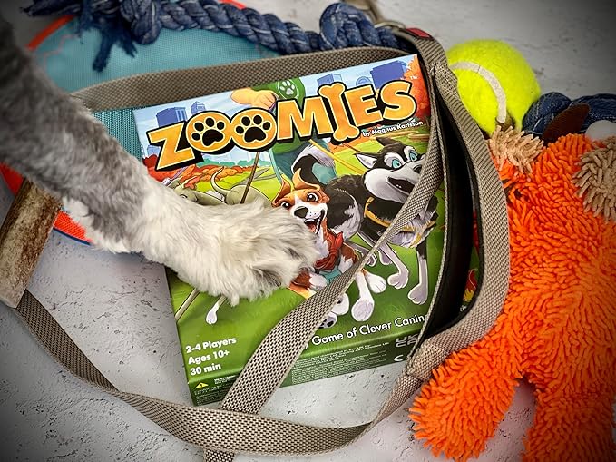 Zoomies – Fast-Paced Dog Walking Family Card Board Game Fun for All Ages Quick Play 2 to 4 Players Ages 10+