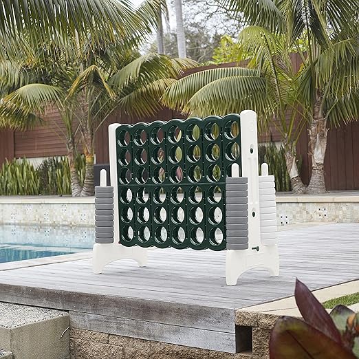 ECR4Kids Jumbo 4-to-Score, Giant Game, Green, White, 1