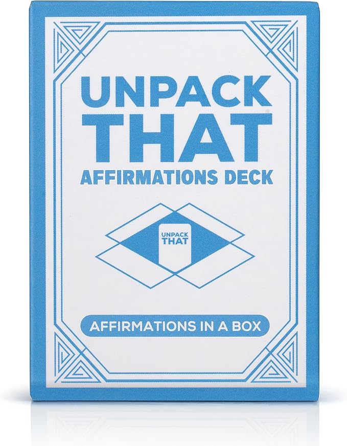 Affirmations Deck – Mindful Conversation Cards with Positive Messages | Self-Care Game for Families, Friends & Personal Growth
