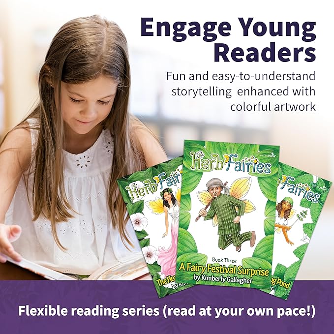 Herb Fairies: 13-Book Box Set & Digital Learning System - Explore Plants & Healing Herbs Through Engaging & Educational Stories - Includes Audiobooks, Printables, Recipes, Crafts, Puzzles & Games