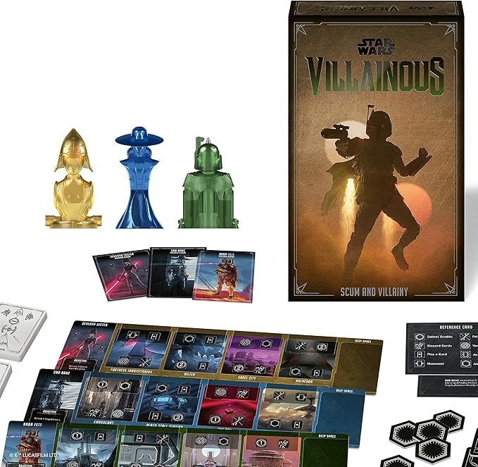 Star Wars Villainous: Scum and Villainy - Engaging Strategy Board Game | Perfect for Ages 10 & Up | Unique Villain Abilities | Compatible with Star Wars Villainous Games