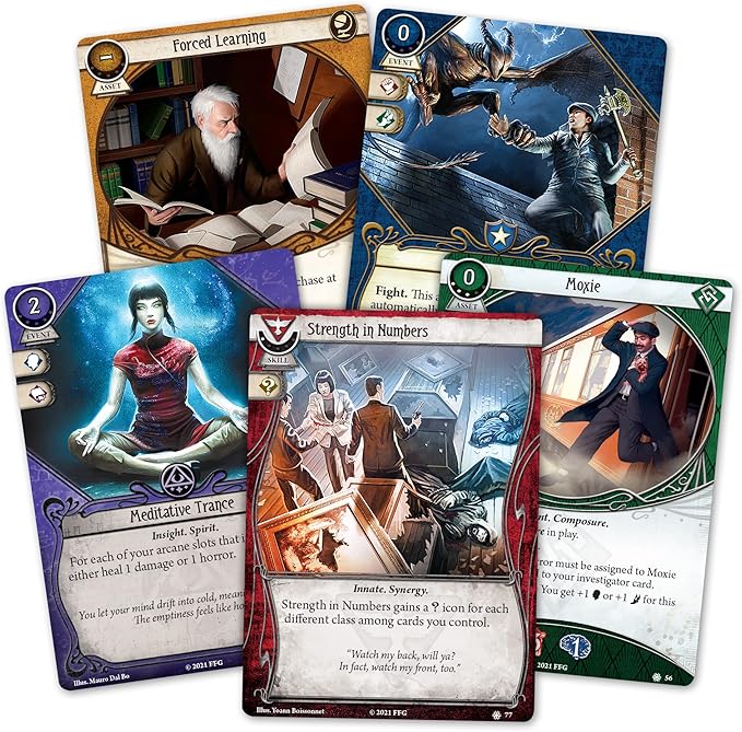Fantasy Flight Games Arkham Horror The Card Game Edge of The Earth Investigator Expansion - Unleash New Terrors! Lovecraftian Cooperative LCG, Ages 14+, 1-4 Players, 1-2 Hour Playtime, Made
