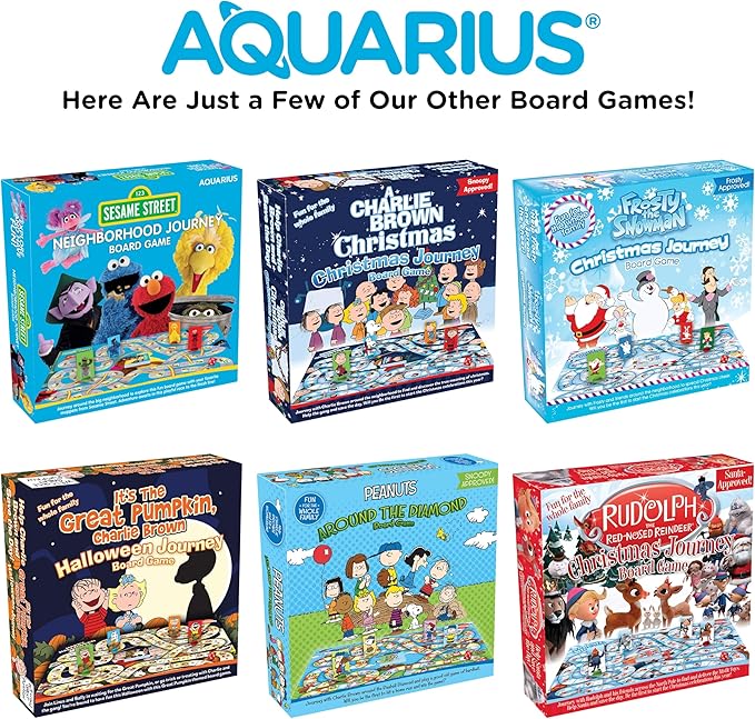 AQUARIUS Scooby-Doo Journey Board Game - Fun for Kids & Adults - Officially Licensed Scooby-Doo Merchandise & Collectibles (97018), Blue, White, Orange, for 96 months