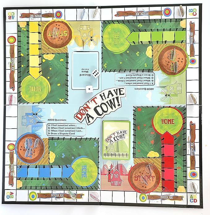 Don't Have a Cow A CBT Therapy Game for Kids from The Creator of Don't Go Bananas - Counseling Games