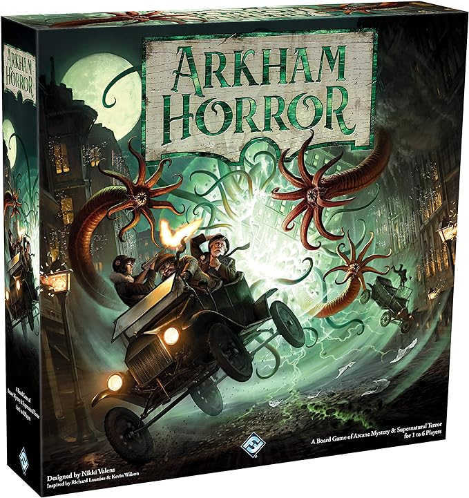 Arkham Horror 3rd Edition , Mystery /Strategy Game | Cooperative Board Game for Adults and Family| Ages 14+ | 1-6 Players | Average Playtime 2-3 Hours | Made by Fantasy Flight Games