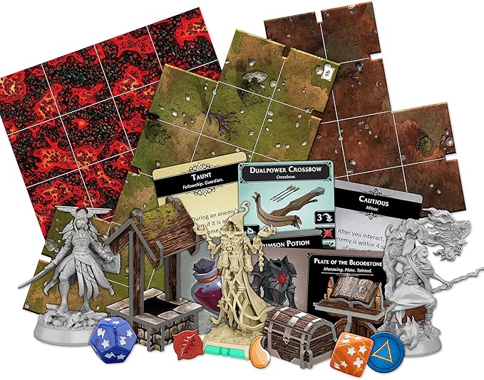 Descent: Legends of the Dark Board Game - Epic Dungeon-Crawling Adventure! Cooperative Strategy Game for Kids & Adults, Ages 14+, 1-4 Players, 3-4 Hour Playtime, Made by Fantasy Flight Games