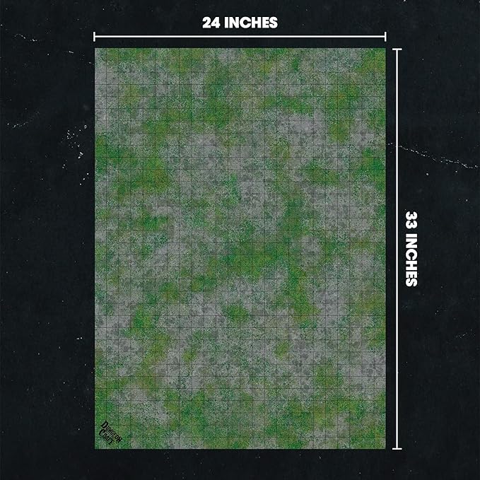 DUNGEON CRAFT Jungle City Pack – Waterproof Glossy 33x24 in Map for DND & RPG – Compatible with Fallen Kingdom and Jungles of Dread