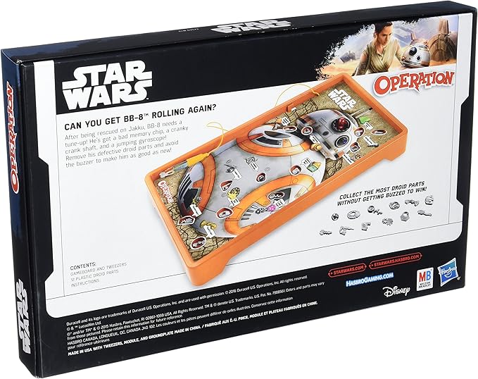 Hasbro Gaming Operation Game: Star Wars Edition for 72 months to 1188 months