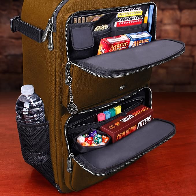 ENHANCE MTG Backpack TCG Card Storage - TCG Backpack for Deck Boxes, Sleeved Cards, Playmats, MTG Accessories