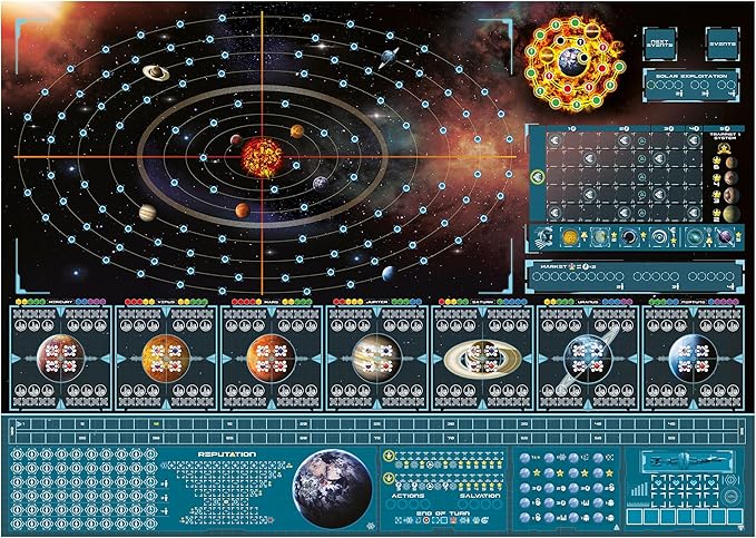 Pendragon Studios: Starship Interstellar - Strategy Board Game, Ages 14+, 1-4 Players, 150 Min
