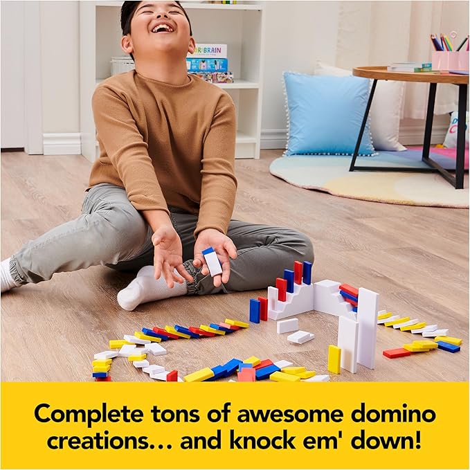 Spin Master Games, Lily Hevesh H5 Domino Creations 100-Piece Dominoes Set, Kids Games, Building Toys, Classic Game, Dominoes for Adults, Ages 5+