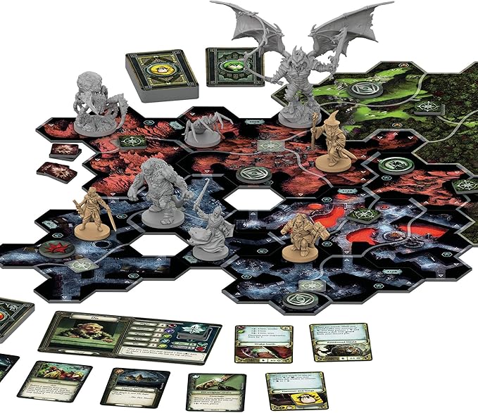 The Lord of the Rings Journeys in Middle-earth Shadowed Paths Board Game EXPANSION - Adventure Board Game for Kids and Adults, Ages 14+, 1-5 Players, 60+ Minute Playtime, Made by Fantasy Flight Games