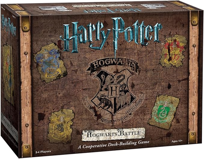 USAOPOLY Harry Potter Hogwarts Battle Cooperative Deck Building Card Game | Official Licensed Merchandise Board Great Gift for Fans Movie artwork For 132 months to 1188 months