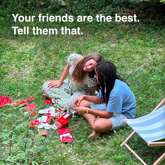 WE'RE NOT REALLY STRANGERS Friendship Edition Card Game - 150 Conversation Cards for Adults, Teens, & Friends - for a Fun and Memorable Game Night, Ages 15+, 2-6 Players