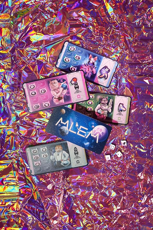 MLEM: Space Agency Board Game - Purrfect Catstronaut Adventures! Dice-Rolling Strategy Game, Fun Family Game for Kids and Adults, Ages 8+, 2-5 Players, 30-45 Minute Playtime, Made by Rebel Studio