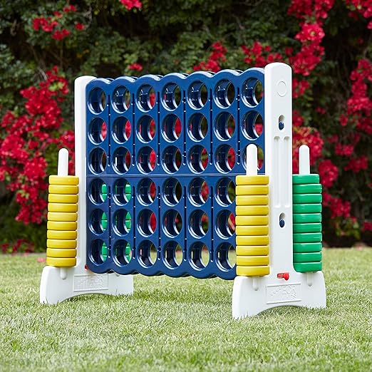 ECR4Kids Jumbo 4-To-Score, Giant Game, Blue/Gold