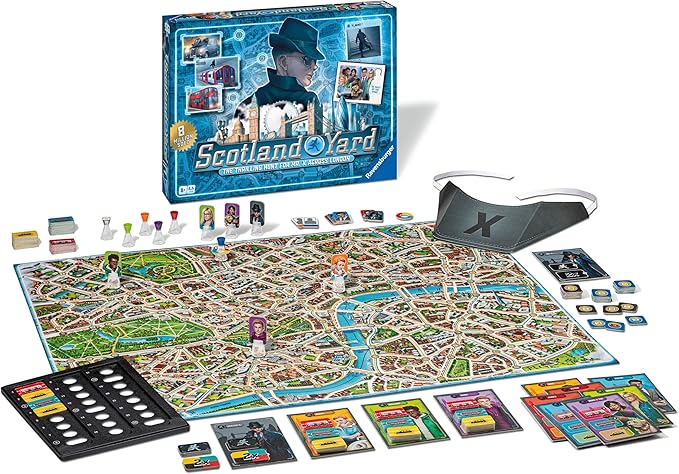 Ravensburger Scotland Yard - 27514 - Family Strategy Board Games for Kids and Adults Age 8 Years Up - 2 to 6 Players