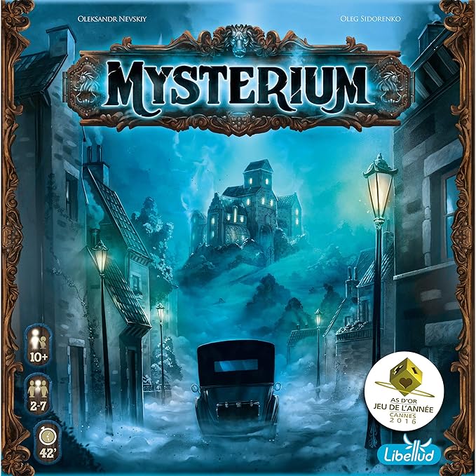 Mysterium Board Game (Base Game) | Mystery Board Game | Cooperative Game for Adults and Kids | Fun for Family Game Night | Ages 10 and up | 2-7 Players | Made by Libellud,Multi