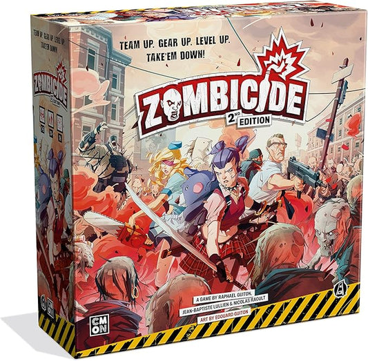 Zombicide 2nd Edition Strategy Board Game | Cooperative Game for Teens and Adults | Zombie Board Game | Ages 14+ | 1-6 Players | Avg. Playtime 1 Hour | Made by CMON