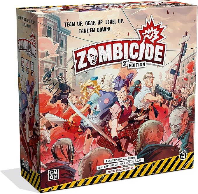Zombicide 2nd Edition Strategy Board Game | Cooperative Game for Teens and Adults | Zombie Board Game | Ages 14+ | 1-6 Players | Avg. Playtime 1 Hour | Made by CMON