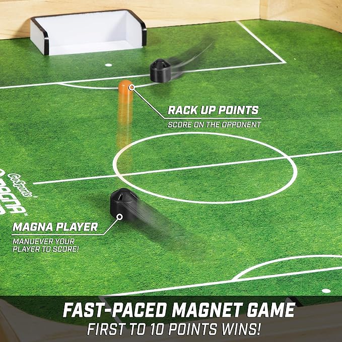 GoSports Magna Soccer Tabletop Board Game - Fast-Paced Magnet Game