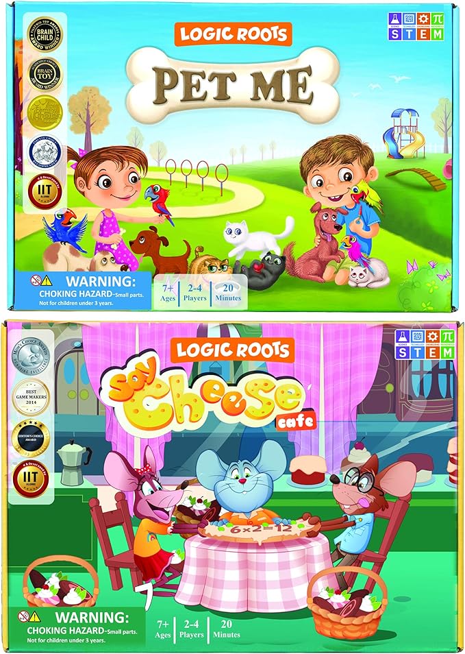 Two Multiplication and Division Games - Pet Me and Say Cheese Café | 2nd Grade Learning Games for Kids