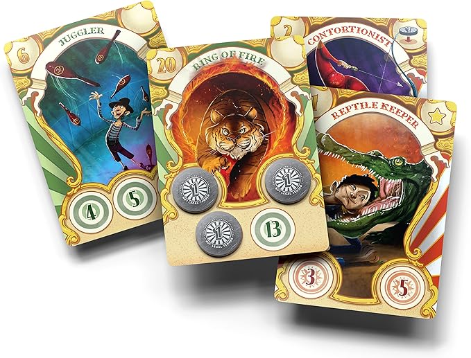 Big Top - Fast Paced Auction Game - 3 to 4 Players - 40 Minutes Play Time (Big Top (Base Game))