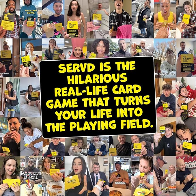 SERVD - Couples - The Hilarious Real-Life Couples Card Game | Funny Gift for Anniversary, Valentine's Day, Christmas, Date Nights & More | Unique Strategy Game