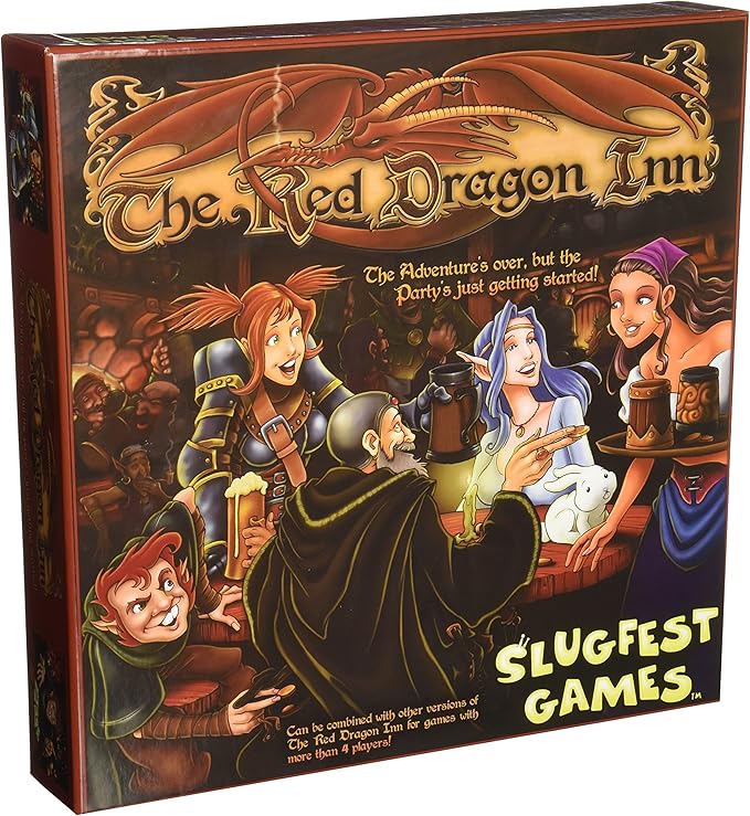 Red Dragon Inn, Strategy Board Game, Base Game, Compatible with Any of the Expansions, 30 to 60 Minute Play Time, 2 to 4 Players, For Ages 13 and up
