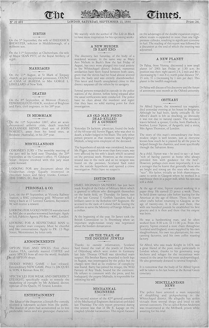 Sherlock Holmes Consulting Detective - Carlton House & Queen's Park Board Game - Captivating Mystery Game for Kids & Adults, Ages 14+, 1-8 Players, 90 Min Playtime, Made by Space Cowboys