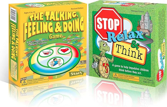 The Talking, Feeling, Doing & Stop, Relax, Think Game Bundle