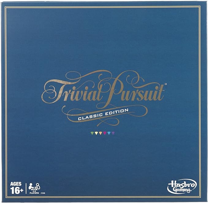 Trivial Pursuit Classic Edition Board Game for Adults and Teens Ages 16 and Up, Trivia Game for 2-6 Players