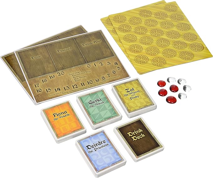 Red Dragon Inn, Strategy Board Game, Base Game, Compatible with Any of the Expansions, 30 to 60 Minute Play Time, 2 to 4 Players, For Ages 13 and up