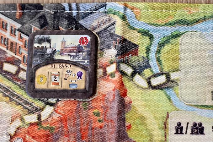 Great Western Trail El Paso Board Game - Fast-Paced Cattle Trade Strategy Game, Compact, Travel-Friendly for Kids & Adults, Ages 12+, 1-4 Players, 60-90 Min Playtime Made by Lookout Games