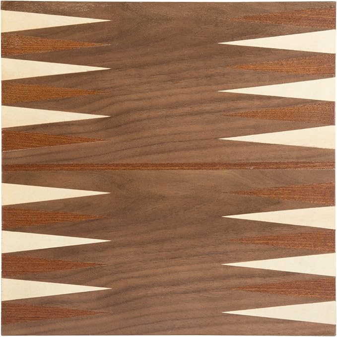 Hey! Play! 7-in-1 Classic Wooden Board Game Set – Old Fashioned Family Game Night Cards, Dice, Chess, Checkers, Backgammon, Dominoes and Cribbage (12-HY2691)