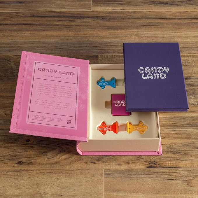 WS Game Company Candy Land Vintage Bookshelf Edition, Multi, For 2 to 4