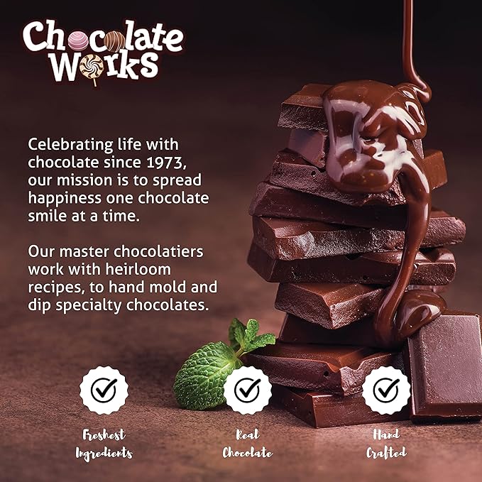 Milk Chocolate Coated Marshmallow Clouds by Chocolate Works, Gourmet Chocolate Candy Basket Gift, Luxury Belgian Chocolate Treats, 3-Pack, 8 per Bag