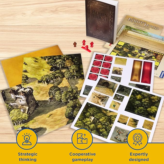 The Adventures of Robin Hood: Friar Tuck in Danger | Storytelling Game | Expansion| Fantasy Boardgame | 2 to 4 Players | Ages 10+