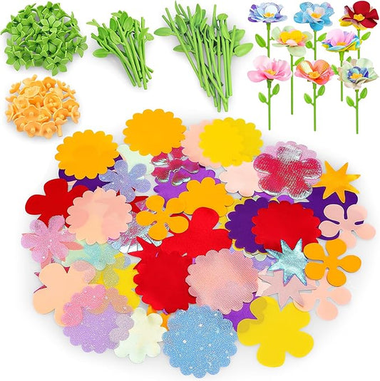 DIY Fabric Flower Bouquets Toys Accessories - Flower Market Toy Accessories - Flower Arts & Crafts Toy Accessories
