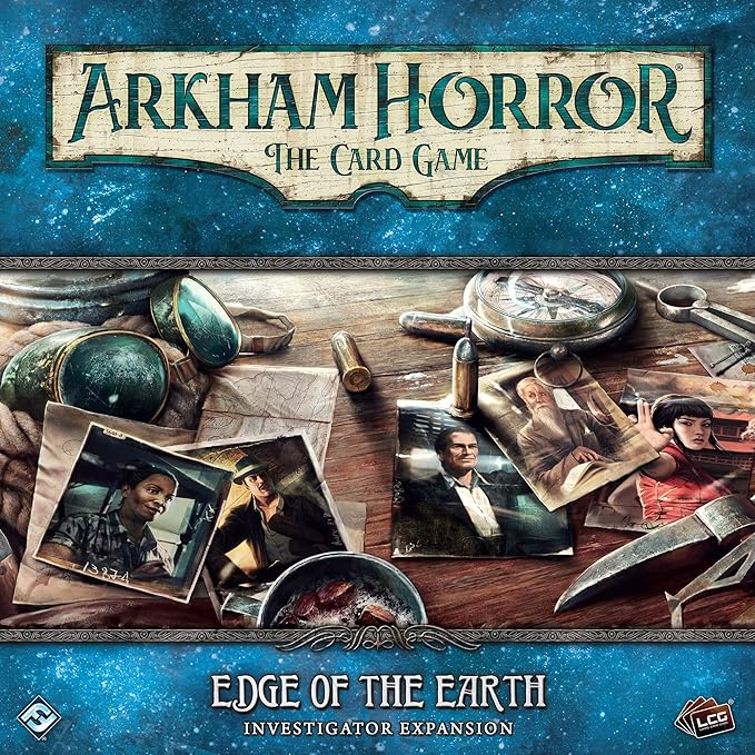 Fantasy Flight Games Arkham Horror The Card Game Edge of The Earth Investigator Expansion - Unleash New Terrors! Lovecraftian Cooperative LCG, Ages 14+, 1-4 Players, 1-2 Hour Playtime, Made